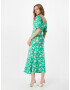 Dorothy Perkins Rochie verde / alb - Pled.ro