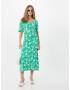 Dorothy Perkins Rochie verde / alb - Pled.ro