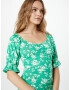 Dorothy Perkins Rochie verde / alb - Pled.ro