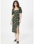 Dorothy Perkins Rochie verde deschis / negru / alb - Pled.ro