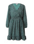 Dorothy Perkins Rochie verde închis / alb - Pled.ro