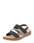 Dorothy Perkins Sandale 'Aria' negru / argintiu - Pled.ro