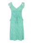 Dorothy Perkins Tall Rochie de vară verde jad / alb - Pled.ro