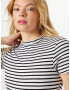 Dorothy Perkins Tricou negru / alb - Pled.ro