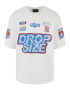 Dropsize Tricou 'Racing' albastru regal / roșu ruginiu / alb natural - Pled.ro