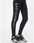 EA7 Emporio Armani Leggings negru / alb - Pled.ro