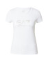 EA7 Emporio Armani Tricou argintiu / alb - Pled.ro