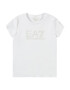 EA7 Emporio Armani Tricou argintiu / alb - Pled.ro