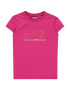 EA7 Emporio Armani Tricou auriu / fucsia / alb - Pled.ro