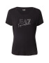 EA7 Emporio Armani Tricou negru / alb - Pled.ro