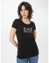 EA7 Emporio Armani Tricou negru / alb - Pled.ro