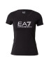 EA7 Emporio Armani Tricou negru / alb - Pled.ro