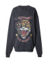 Ed Hardy Bluză de molton portocaliu / roz deschis / negru / alb - Pled.ro