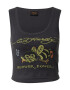 Ed Hardy Top 'BUZZ' galben / gri metalic / portocaliu / alb - Pled.ro