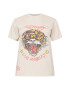 Ed Hardy Tricou alb kitt / galben / portocaliu / negru - Pled.ro