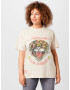 Ed Hardy Tricou alb kitt / galben / portocaliu / negru - Pled.ro