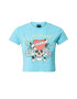 Ed Hardy Tricou albastru aqua / grej / roșu pepene / alb - Pled.ro