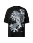 Ed Hardy Tricou 'Jumping Koi' gri / gri deschis / negru - Pled.ro