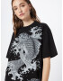 Ed Hardy Tricou 'Jumping Koi' gri / gri deschis / negru - Pled.ro