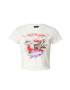 Ed Hardy Tricou 'KILLS SLOWLY' roz eozină / roșu intens / negru / alb - Pled.ro