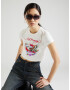 Ed Hardy Tricou 'KILLS SLOWLY' roz eozină / roșu intens / negru / alb - Pled.ro