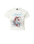 Ed Hardy Tricou 'KOI' albastru deschis / gri / roșu vin / alb - Pled.ro