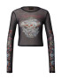 Ed Hardy Tricou lila / roșu / negru / alb - Pled.ro