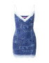 Edikted Rochie albastru denim / alb - Pled.ro