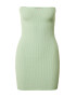 Edikted Rochie tricotat 'Sweetheart' verde pastel - Pled.ro