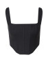 Edikted Top 'Isla' negru - Pled.ro