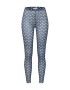 EDITED Leggings 'Merit' albastru / alb - Pled.ro