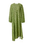 EDITED Rochie 'Aglaia' verde limetă - Pled.ro