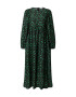 EDITED Rochie 'Bonny' verde / negru - Pled.ro