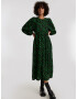 EDITED Rochie 'Bonny' verde / negru - Pled.ro