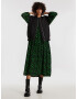 EDITED Rochie 'Bonny' verde / negru - Pled.ro