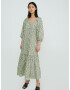 EDITED Rochie 'Chaya' verde / negru - Pled.ro