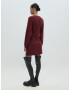 EDITED Rochie 'Loran' roșu burgundy - Pled.ro