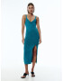 EDITED Rochie tricotat 'Qiara' verde petrol - Pled.ro