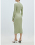 EDITED Rochie tricotat 'Audelia' verde deschis - Pled.ro