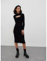 EDITED Rochie tricotat 'Halima' negru - Pled.ro