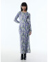 EDITED Rochie 'Ubon' gri / lila - Pled.ro