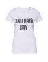 EINSTEIN & NEWTON Tricou 'bad hair day' negru / alb - Pled.ro