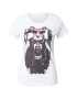 EINSTEIN & NEWTON Tricou 'Bomber Dog' maro / negru / alb - Pled.ro