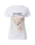 EINSTEIN & NEWTON Tricou 'Busted' bej / negru / alb - Pled.ro