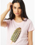 EINSTEIN & NEWTON Tricou 'Cactus Ice' verde / roz - Pled.ro