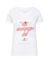 EINSTEIN & NEWTON Tricou 'Champagne Diet' roz / alb - Pled.ro