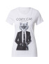 EINSTEIN & NEWTON Tricou 'Copy Cat' negru / alb - Pled.ro