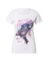 EINSTEIN & NEWTON Tricou 'Crow Time' lila / alb - Pled.ro