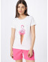 EINSTEIN & NEWTON Tricou 'Flamingo Ice' maro / castaniu / roz / roz închis / alb - Pled.ro