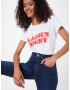 EINSTEIN & NEWTON Tricou 'Ladies Night' roșu orange / alb - Pled.ro